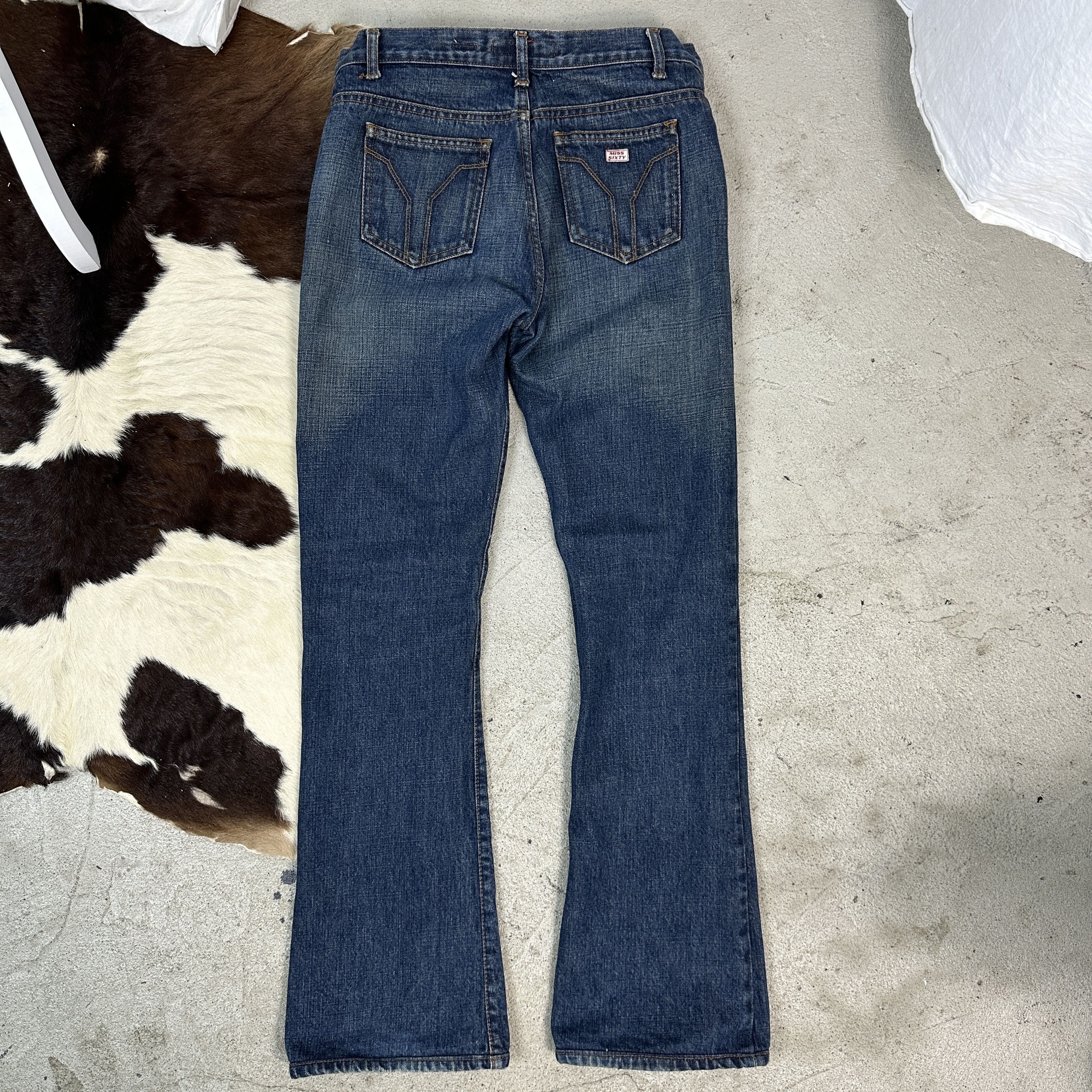 Miss Sixty × Vintage Vintage Denim Casual Miss Sixty Flared Y2K Jeans Size 25" / US 0 / IT 36 - 3 Thumbnail