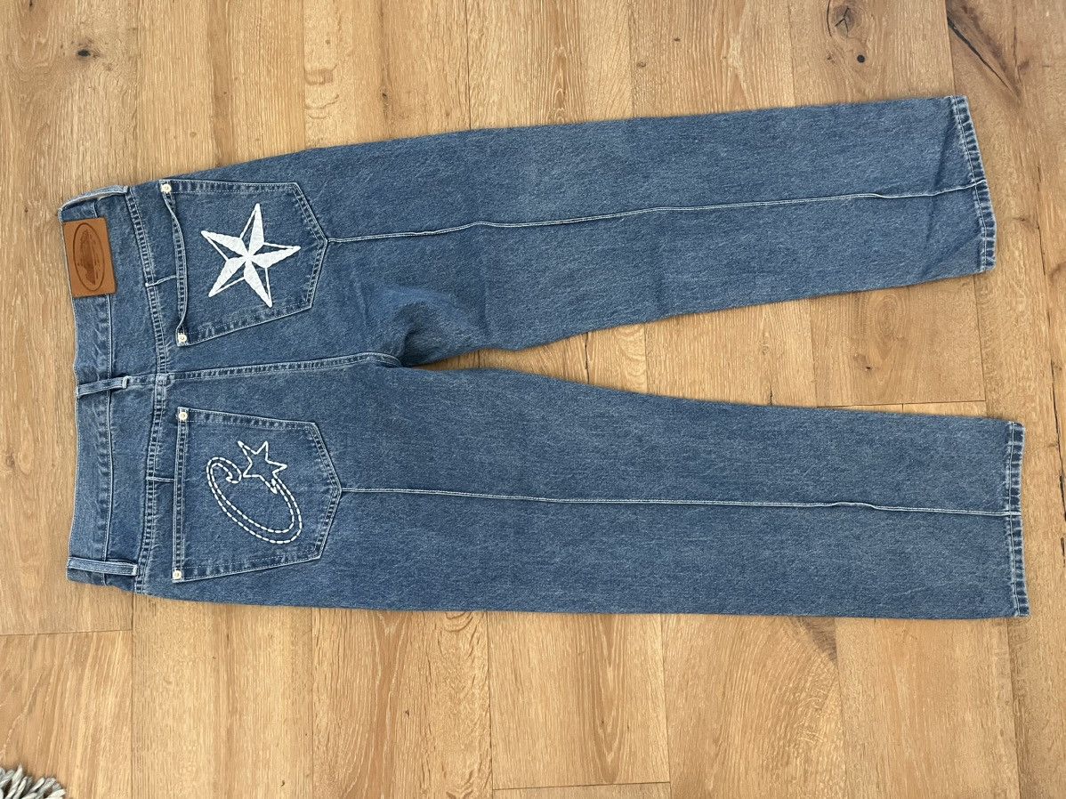 Corteiz Corteiz C-Star Jeans ‘Blue’ Size US 32 / EU 48 - 3 Thumbnail