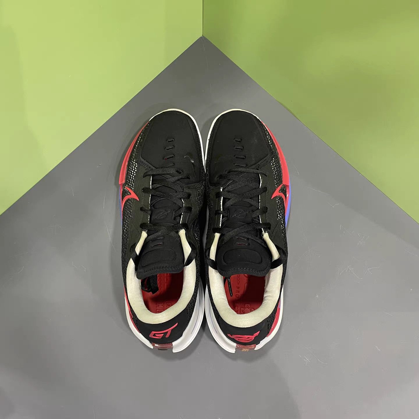 Nike Nike Air Zoom GT Cut 1 Black/Red Basketball Shoes K15 Size US 13 / EU 46 - 7 Thumbnail