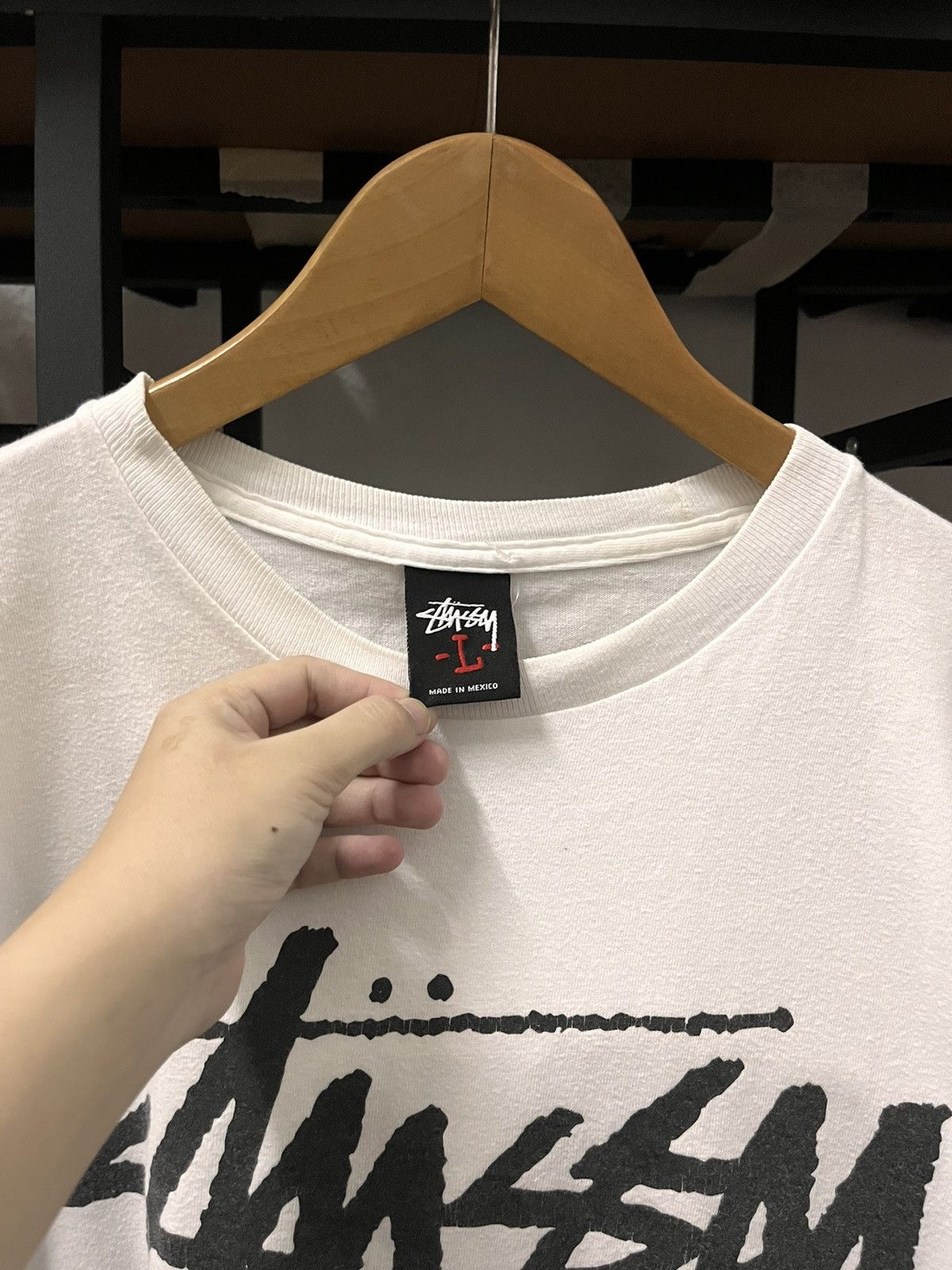 Stussy × Vintage Vintage Stussy Zero White Shirt Size US L / EU 52-54 / 3 - 6 Thumbnail