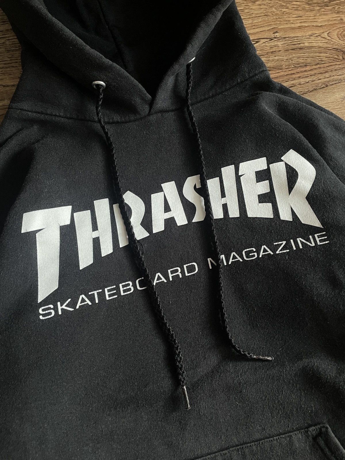 Thrasher × Vintage Vintage thrasher hoodie faded distressed skate Y2K Japanese Size US S / EU 44-46 / 1 - 3 Thumbnail
