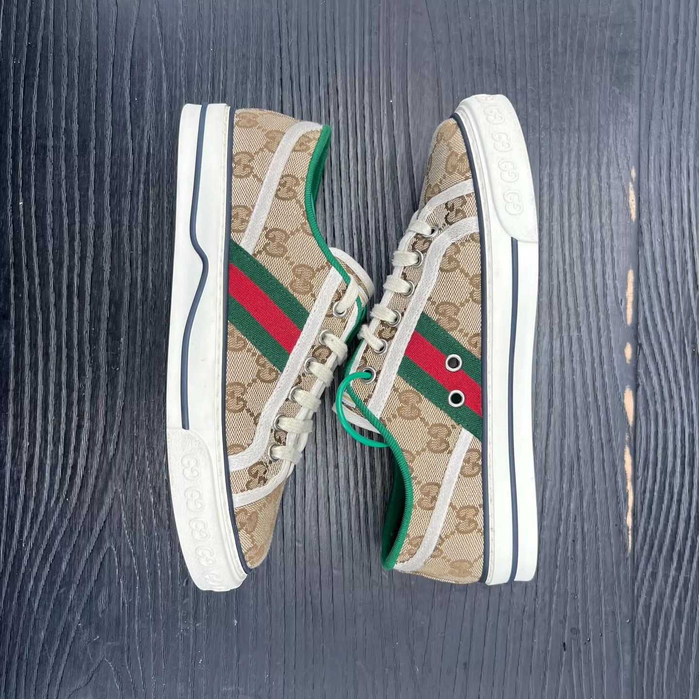 Gucci Gucci 1977 Ebony 37 Like New Shoes with Box & Acc Size US 6.5 / IT 36.5 - 3 Thumbnail