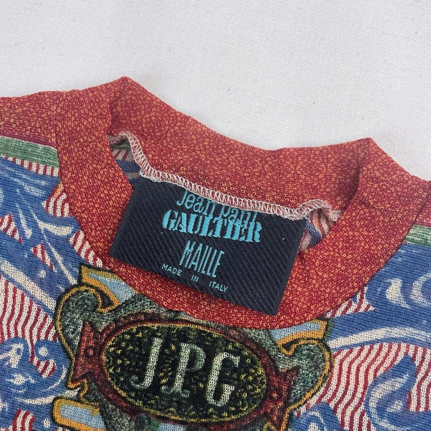 Jean Paul Gaultier SS1995 Jean Paul Gaultier Cabaret Tattoo Mesh Top Vintage Size US M / EU 48-50 / 2 - 8 Thumbnail