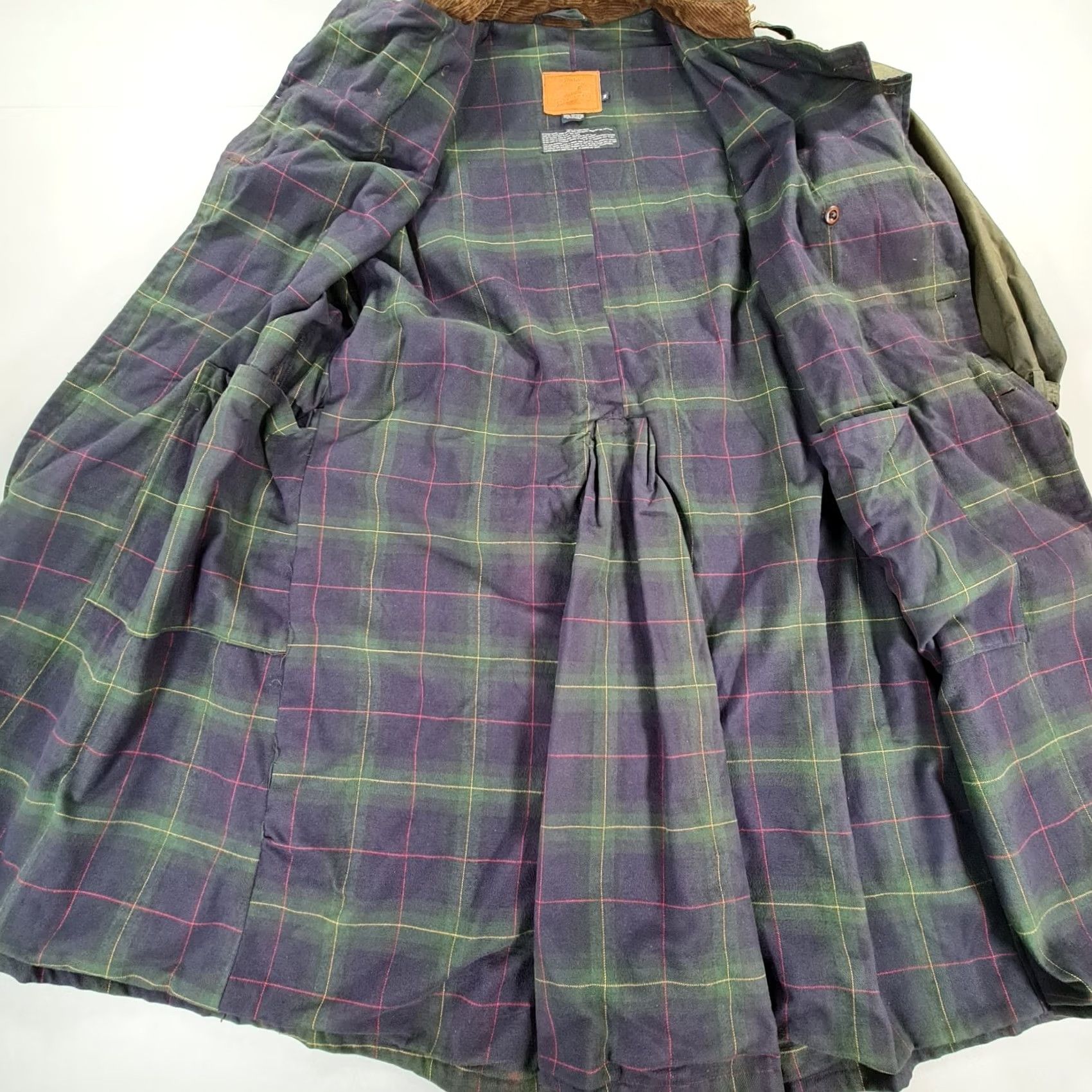 Polo Ralph Lauren Polo Ralph Lauren Mens Trench Coat - Green Medium Waxed Sportsman Hunting Tartan - Vintage Size US M / EU 48-50 / 2 - 6 Thumbnail