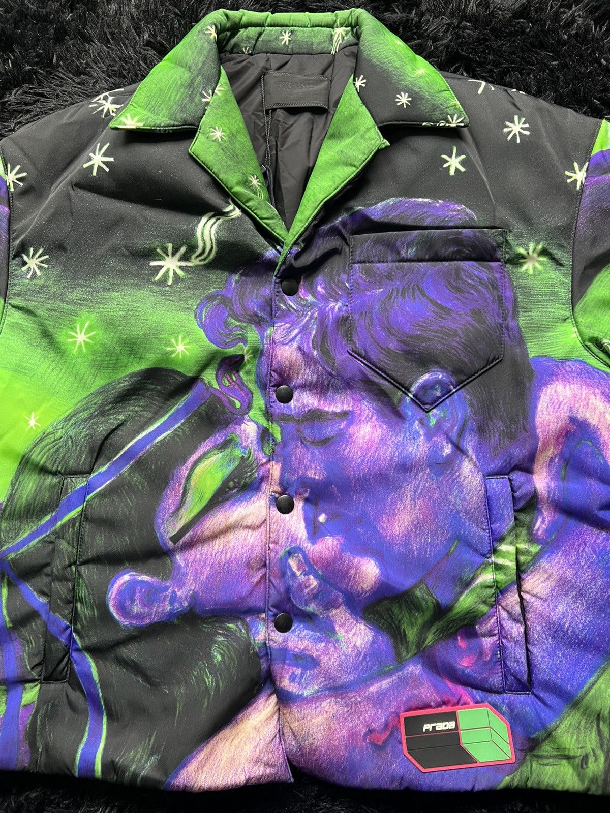 Prada Impossible True Love Padded Nylon Shirt Fall 2018 Size US L / EU 52-54 / 3 - 3 Thumbnail