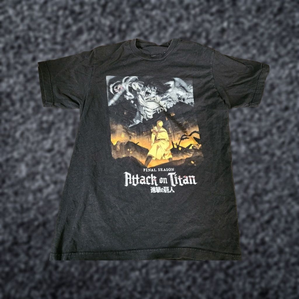 Ripple Junction Mens S Attack on Titan Final Season Anime T Shirt Size US S / EU 44-46 / 1 - 1 Thumbnail