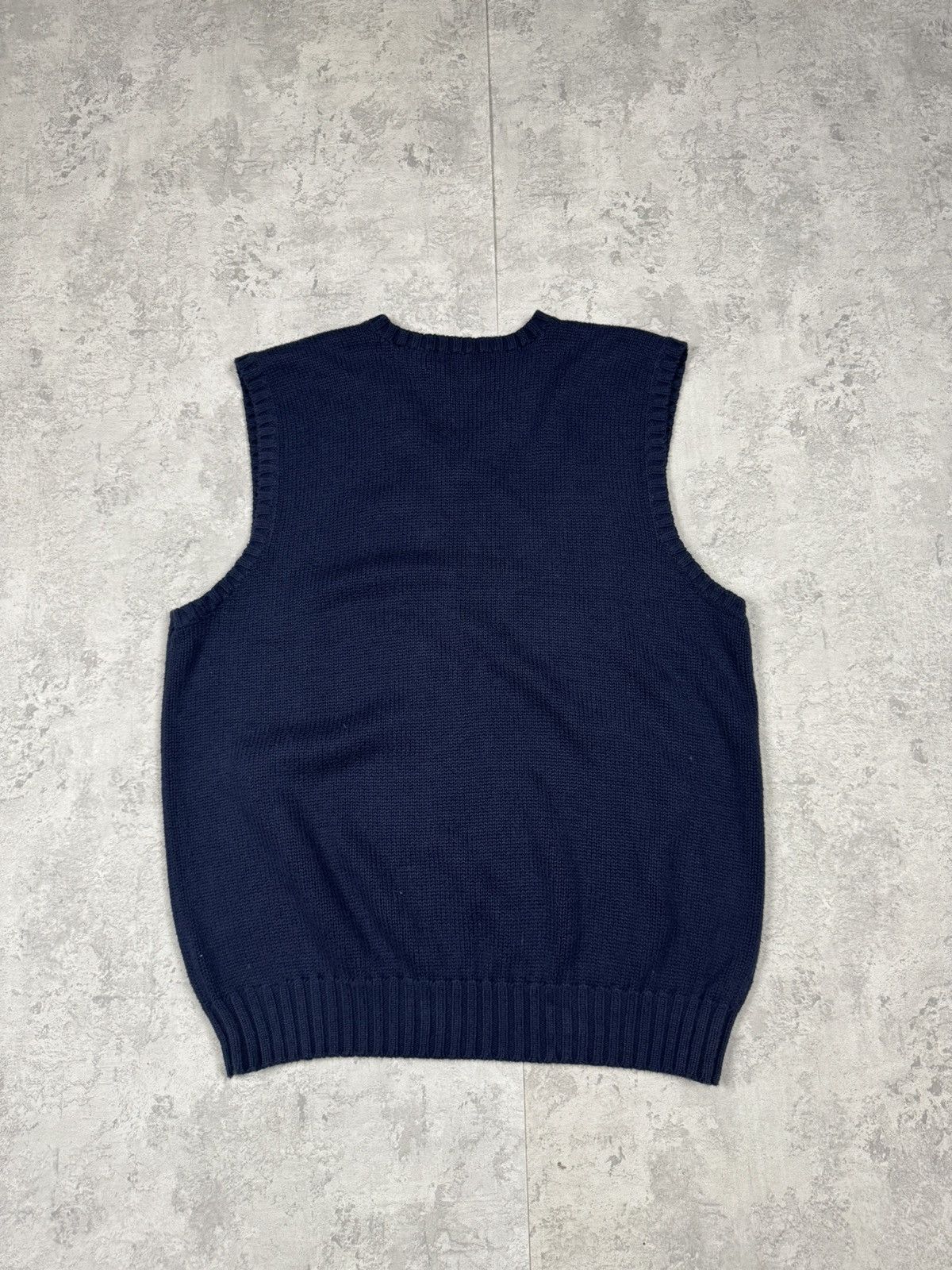 Polo Ralph Lauren Vintage Polo Ralph Lauren y2k Cottone Vest Size L Size US L / EU 52-54 / 3 - 6 Thumbnail