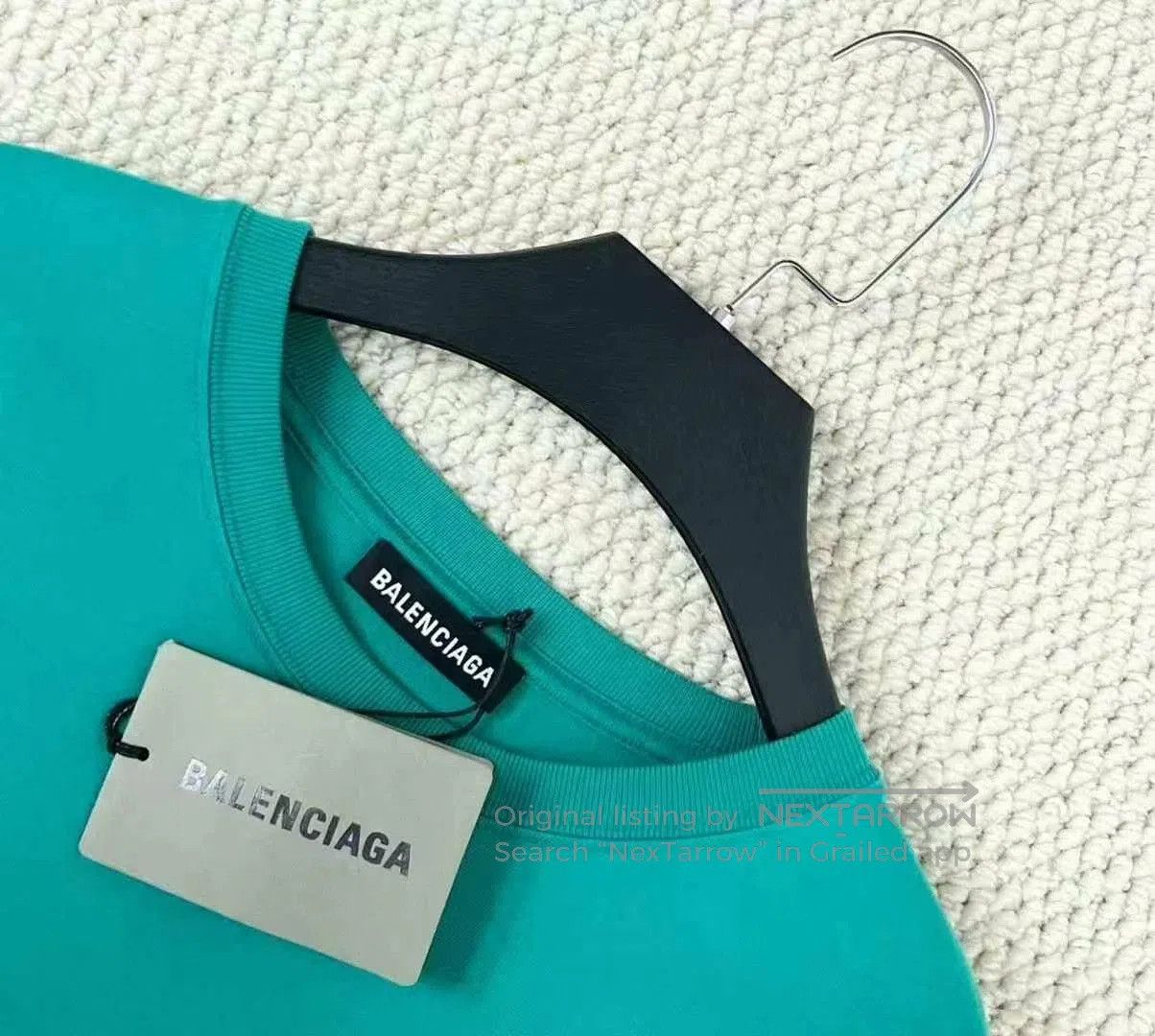 Balenciaga balenciaga logo short sleeve t-shirt. Size US L / EU 52-54 / 3 - 3 Thumbnail