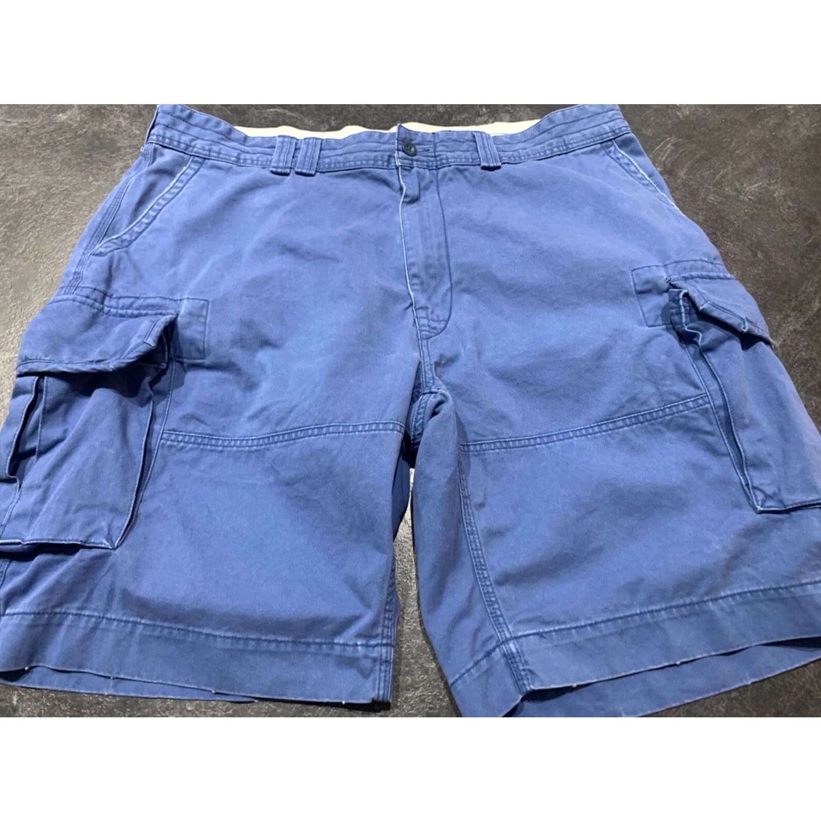 Polo Ralph Lauren Polo Ralph Lauren Blue Cargo Shorts Mens 40 Regular Cotton Size US L / EU 52-54 / 3 - 2 Thumbnail