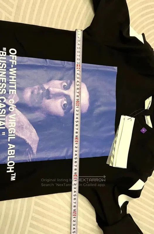 Off-White Off-White Black Long Sleeve Men's Top . Size US S / EU 44-46 / 1 - 6 Thumbnail