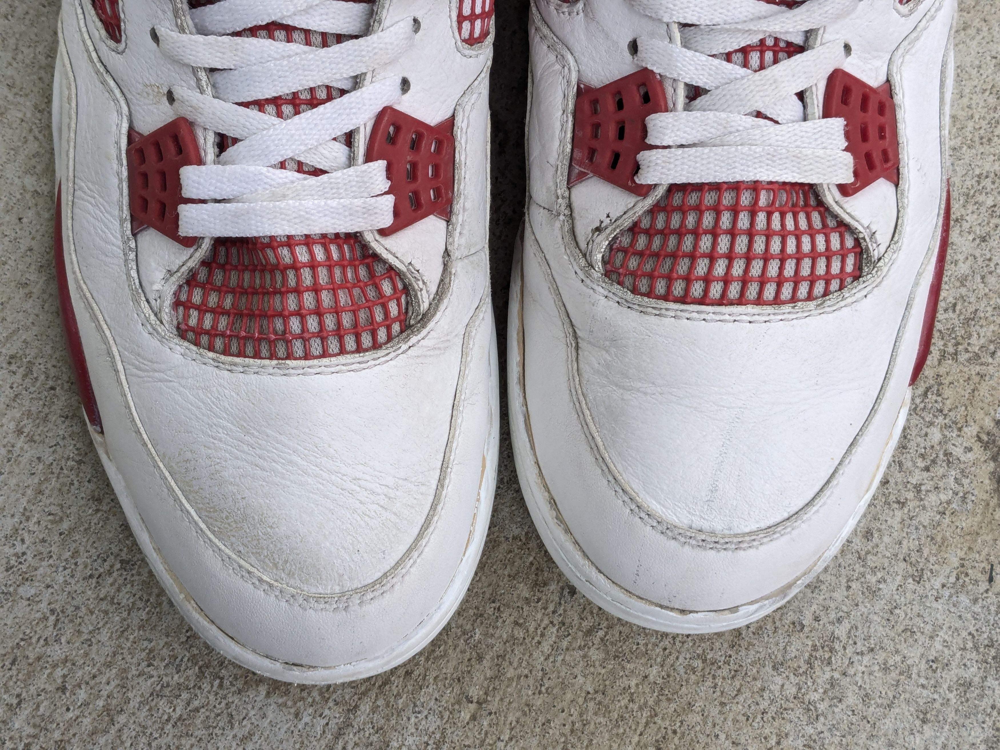 Jordan Brand Nike Air Jordan 4 Alternate 89 11 White Red 308497-106 Red Size US 11 / EU 44 - 4 Thumbnail