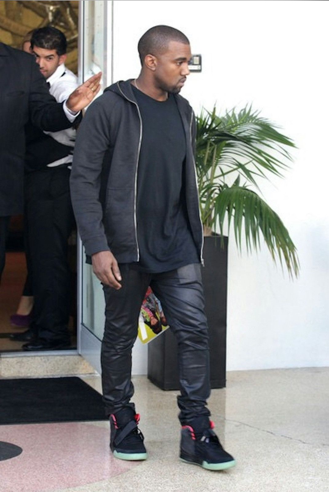 image of Rick Owens x Rick Owens Drkshdw Sbw Heavy Waxed Torrance Denim Black Strech Fw18 Sisyphus (Size 30)