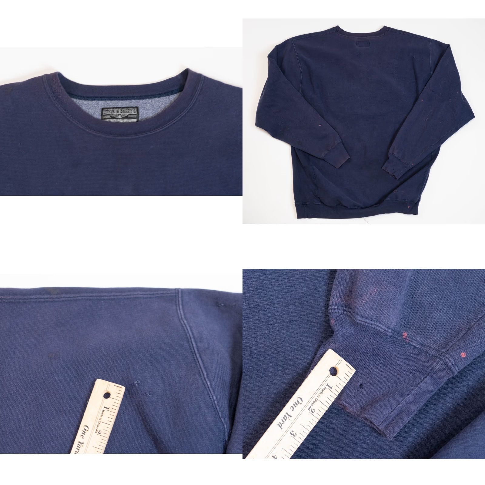 Vintage VINTAGE Camaro Crewneck Sweatshirt Chevrolet Cars Men 2XL Blue Distressed Sweatshirt Car Race Graphic Print Logo USA VTG Distress 90s Size US XXL / EU 58 / 5 - 9 Thumbnail