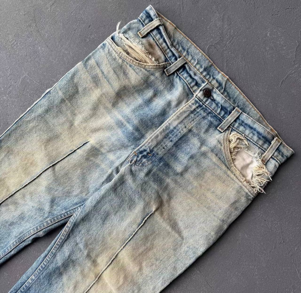 Levi's Vintage Clothing Levi's 646 Boot Cut Jeans from the with a distressed effect Size US 36 / EU 52 - 3 Thumbnail