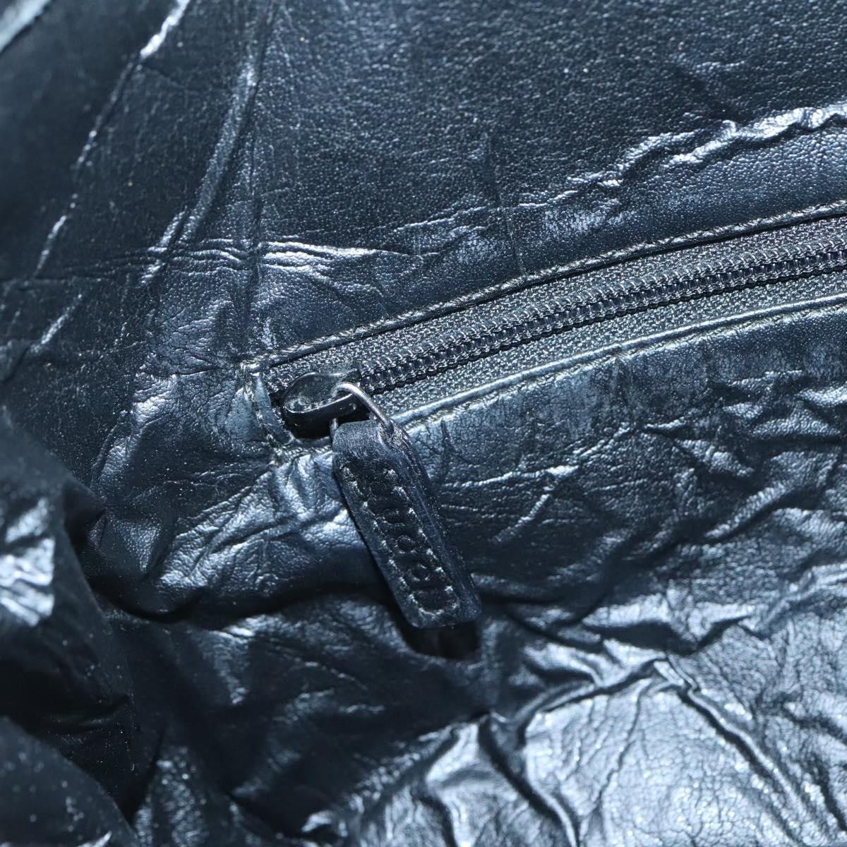 Gucci GUCCI GG Canvas Sherry Line Hand Bag Black Silver 002 002 Size ONE SIZE - 15 Thumbnail