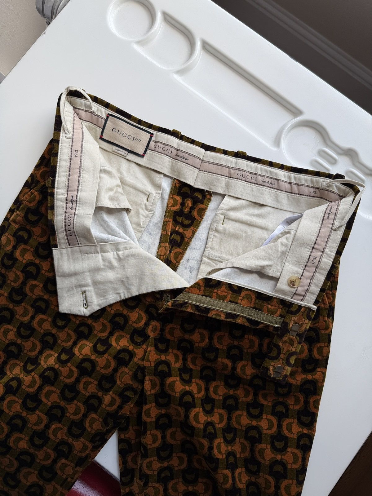 Gucci Gucci 100 Year Anniversary Velvet Horsebit Suit Size 38R - 8 Thumbnail