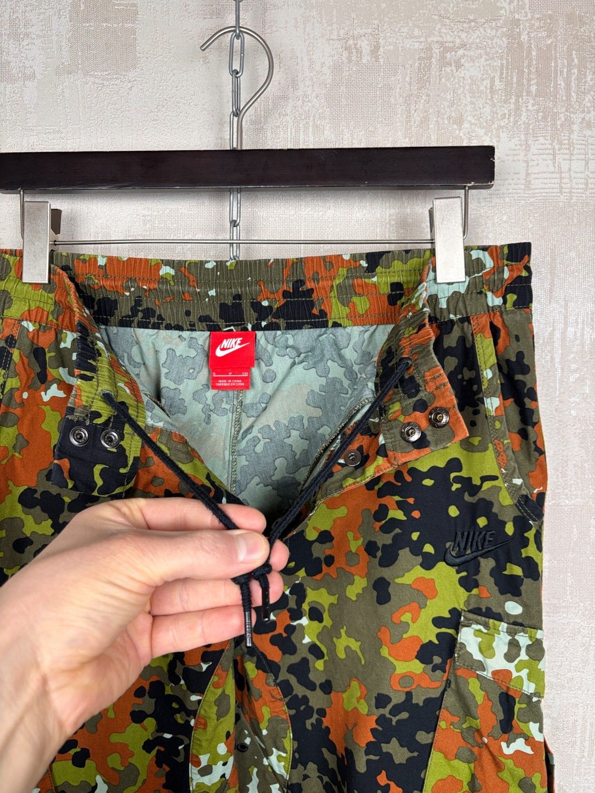 Nike Nike F.C. Allover Print Woven Camo Cargo Pants Jogger Size US 30 / EU 46 - 9 Thumbnail