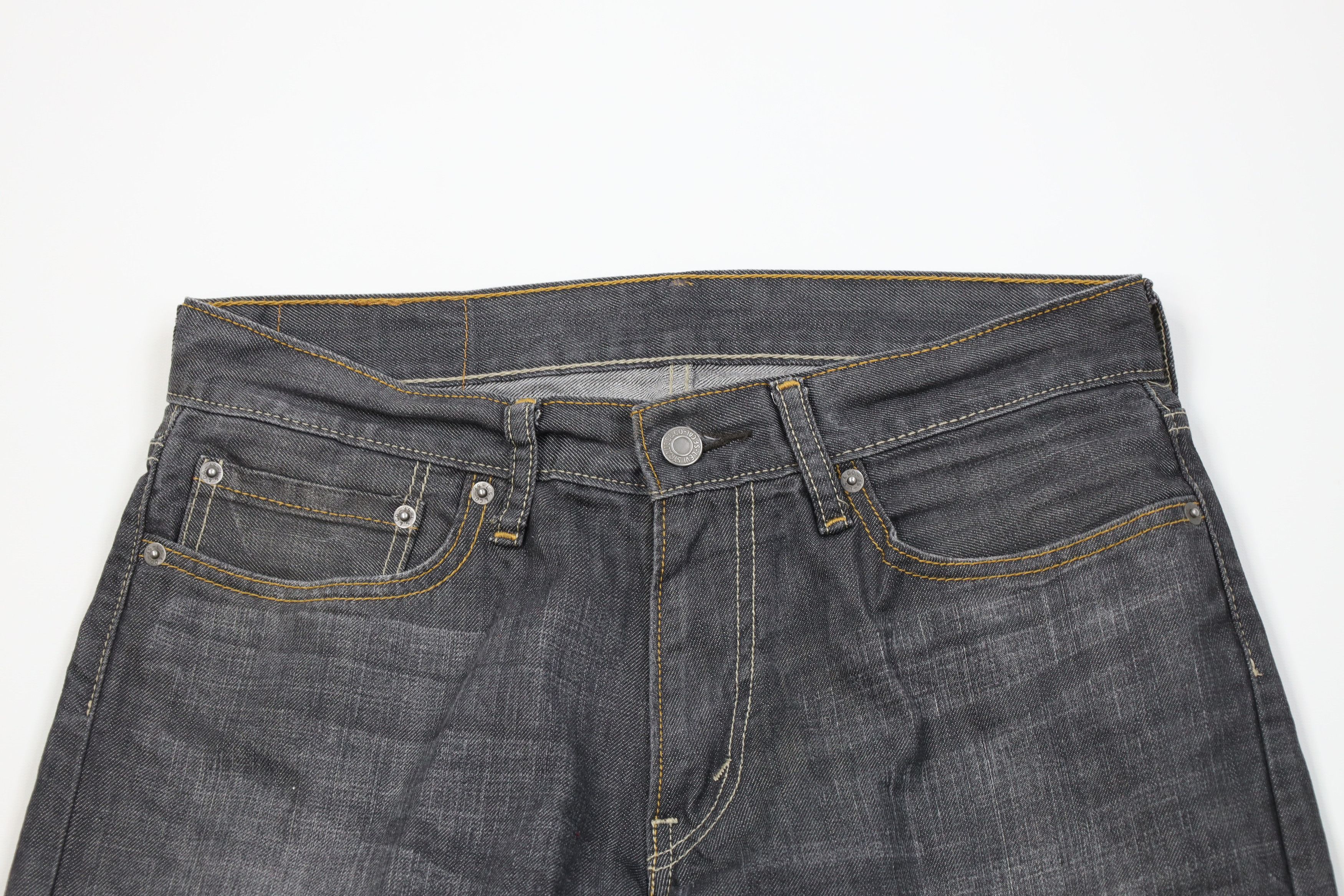 Levi's Vintage Y2K Levis 514 Straight Leg Denim Jeans Gray Cotton Size US 32 / EU 48 - 2 Thumbnail