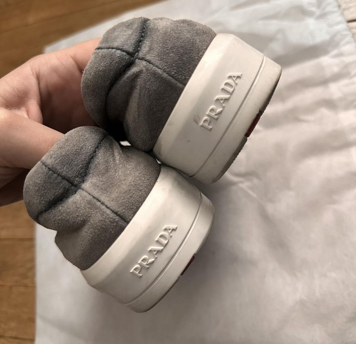 Prada Prada sport suede shoes Size US 7 / IT 37 - 2 Thumbnail