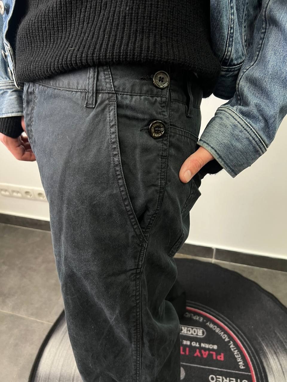 Alexander McQueen Alexander McQueen Baggy Oversized Flared Pants Black 52 Size US 36 / EU 52 - 4 Thumbnail