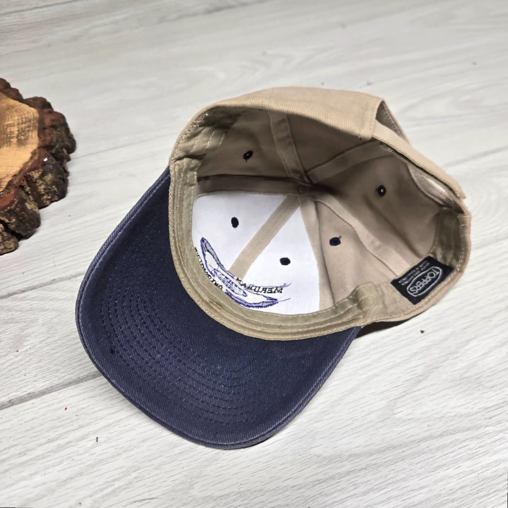 Vintage VINTAGE Meridian Automotive System Hat Baseball Cap One Size Blue Adjustable Adult Mens Size ONE SIZE - 5 Thumbnail