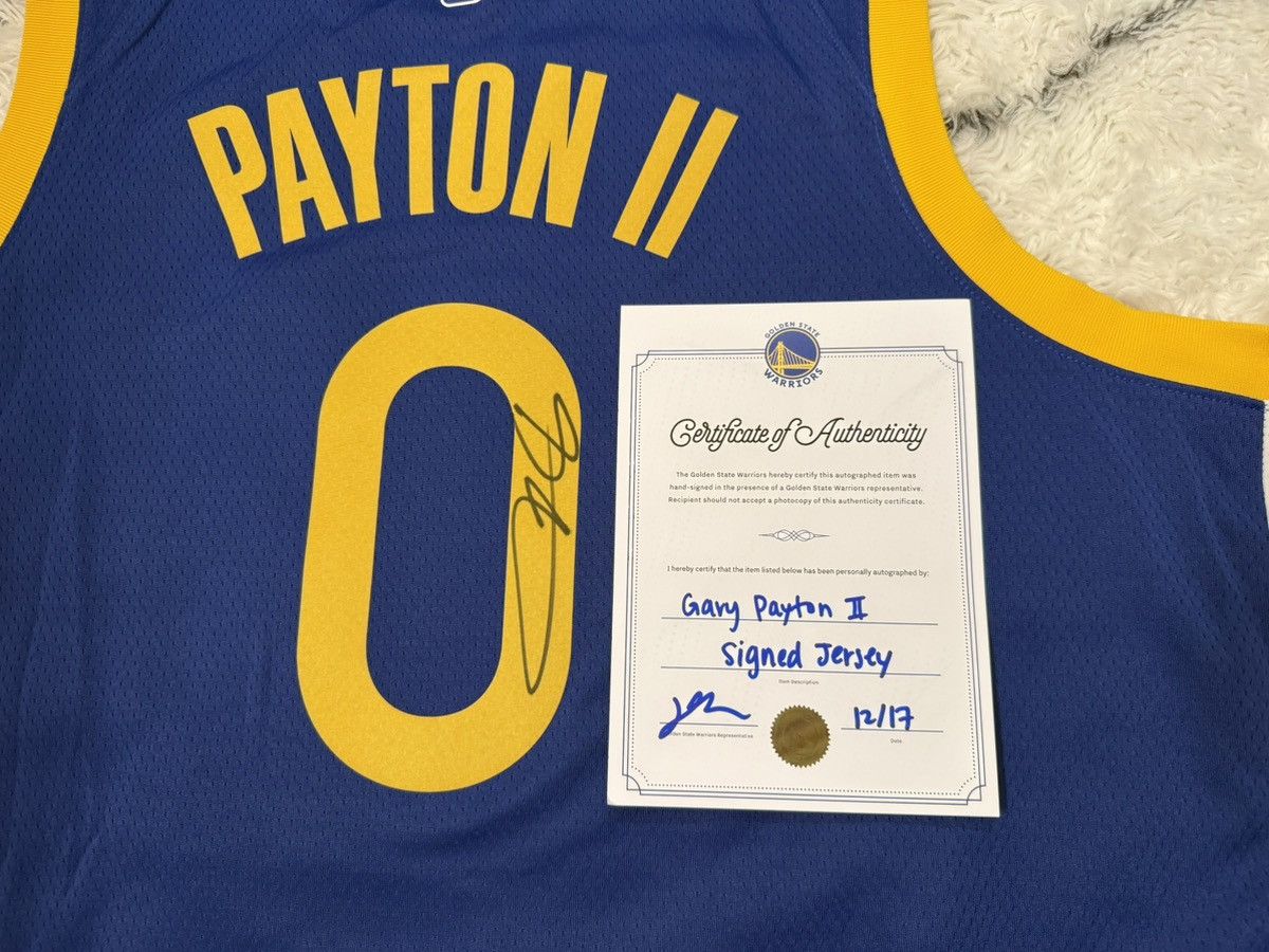 Nike Nike Golden State Warriors Gary Payton II Auto Jersey Sz XL Size US XL / EU 56 / 4 - 8 Thumbnail