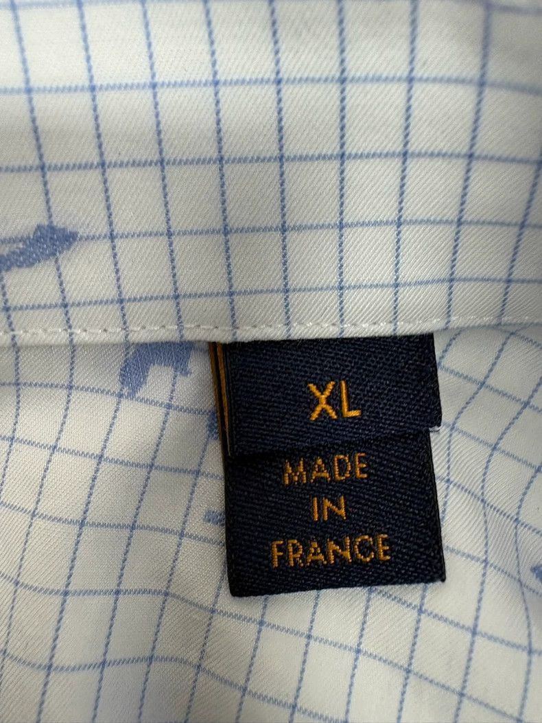 Louis Vuitton Louis Vuitton Blue Printed Long Sleeve Shirt -2505 Size US L / EU 52-54 / 3 - 5 Thumbnail
