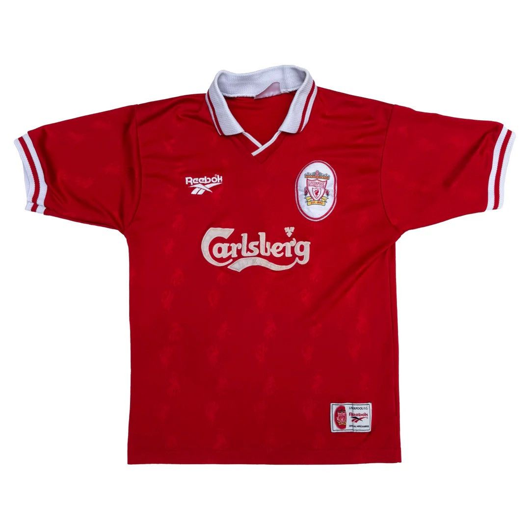 Reebok Liverpool FC 1996 97 90s Vintage Reebok Home Football Jersey Size US S / EU 44-46 / 1 - 1 Thumbnail