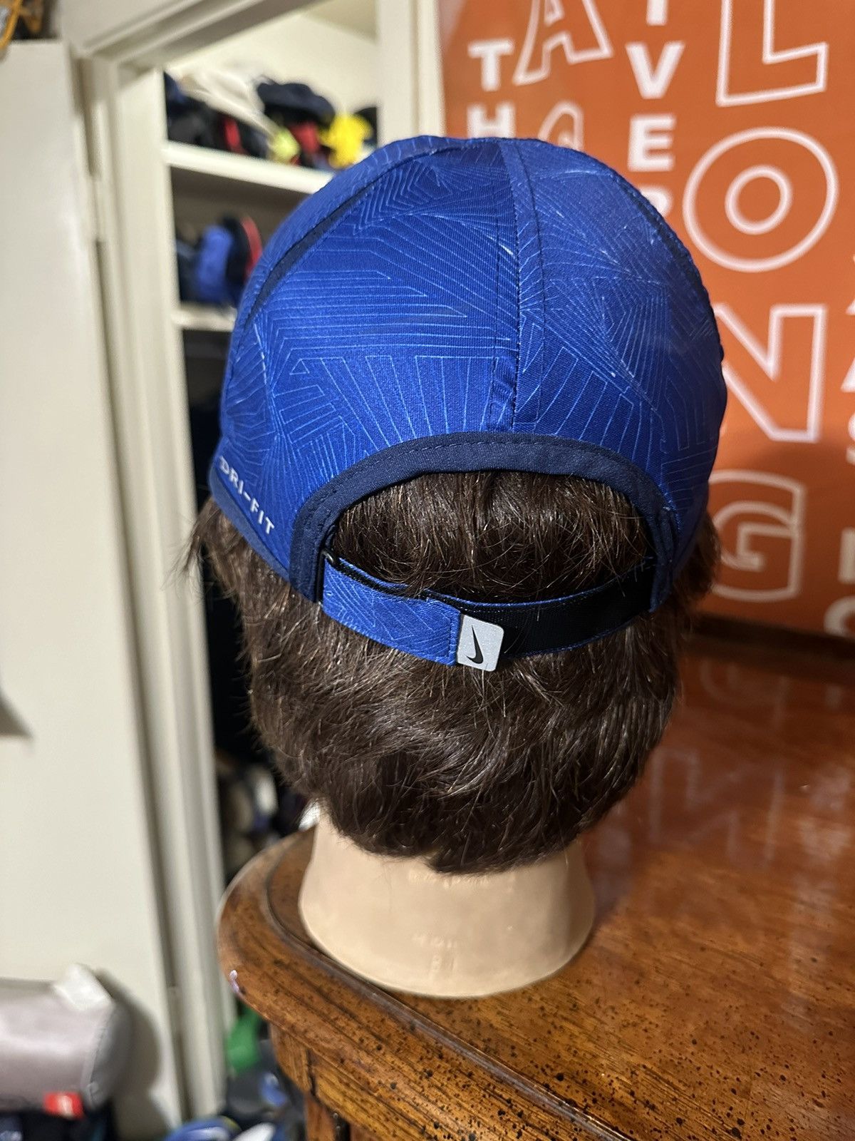 Nike × Vintage Vintage Nike sportswear lightweight “triple blue” hat Size ONE SIZE - 4 Thumbnail