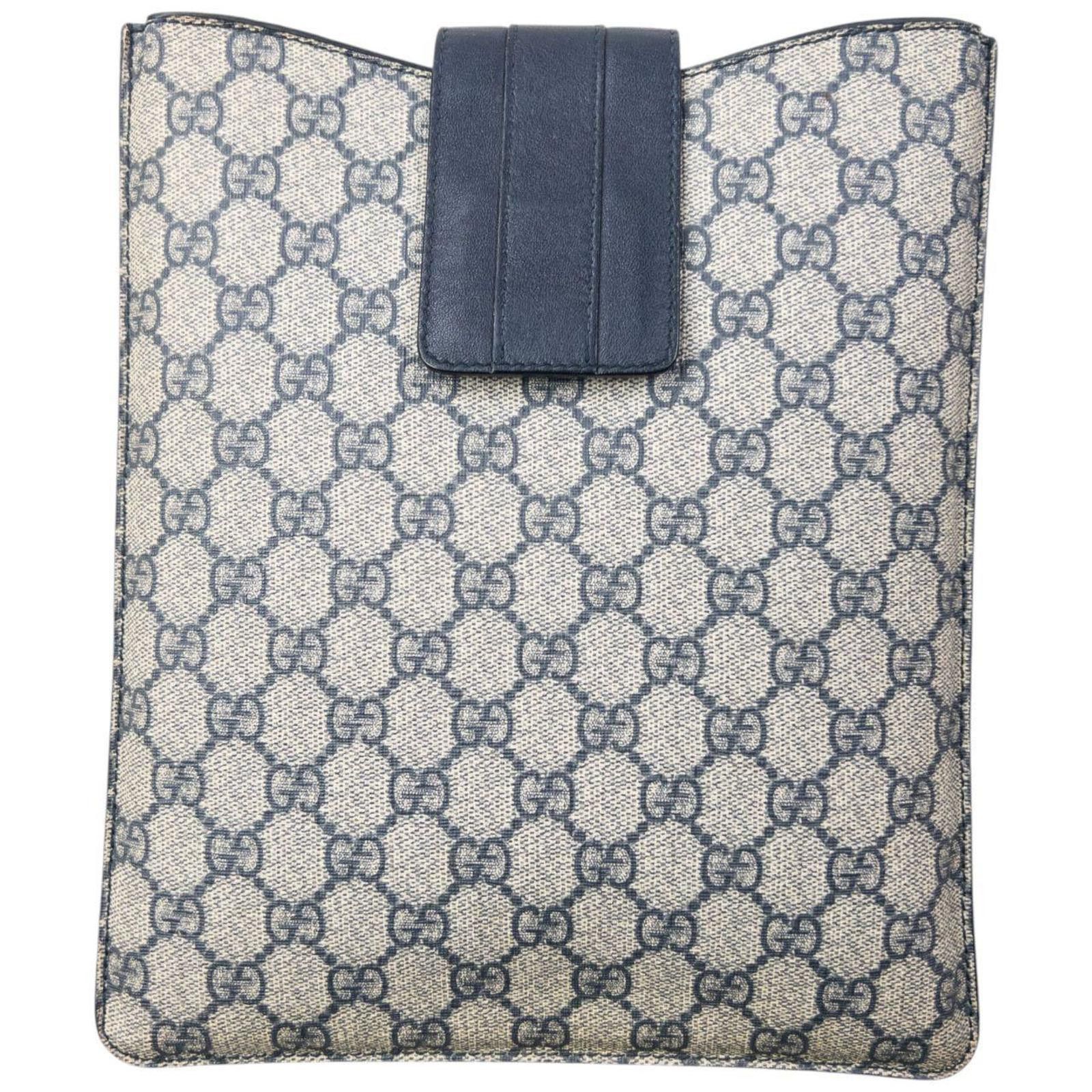 Gucci Vintage Gucci Monogram Leather Tablet Sleeve Case Size ONE SIZE - 1 Thumbnail