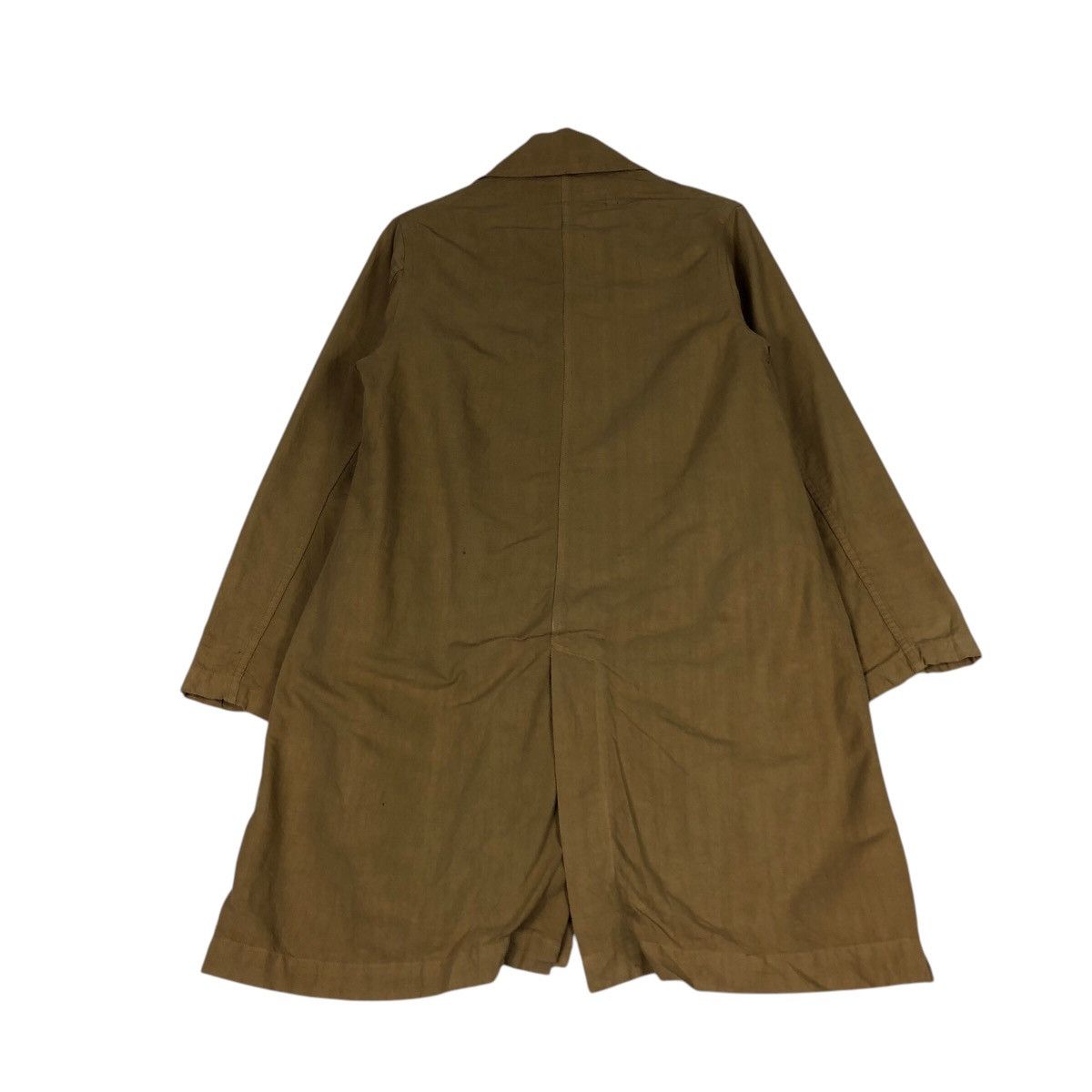 Japanese Brand Rare Jardin Botanique Japanese Artisan Linen Mac Coat Size US M / EU 48-50 / 2 - 12 Thumbnail