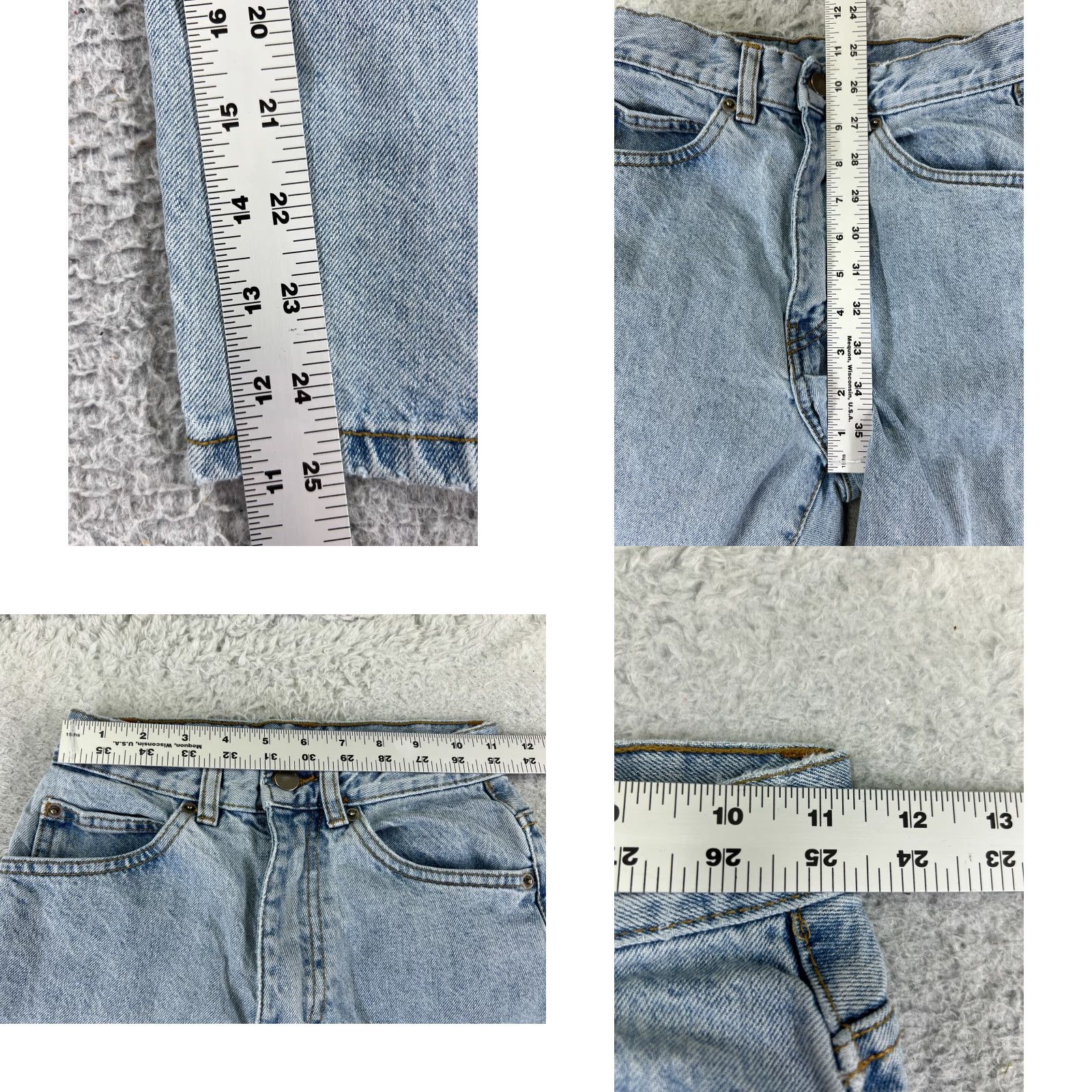 Dr. Denim Dr. Denim Jeans Womens 24 Blue Light Wash High Rise 90s Nora Retro 21x25 Size 42" / US 20 - 8 Thumbnail