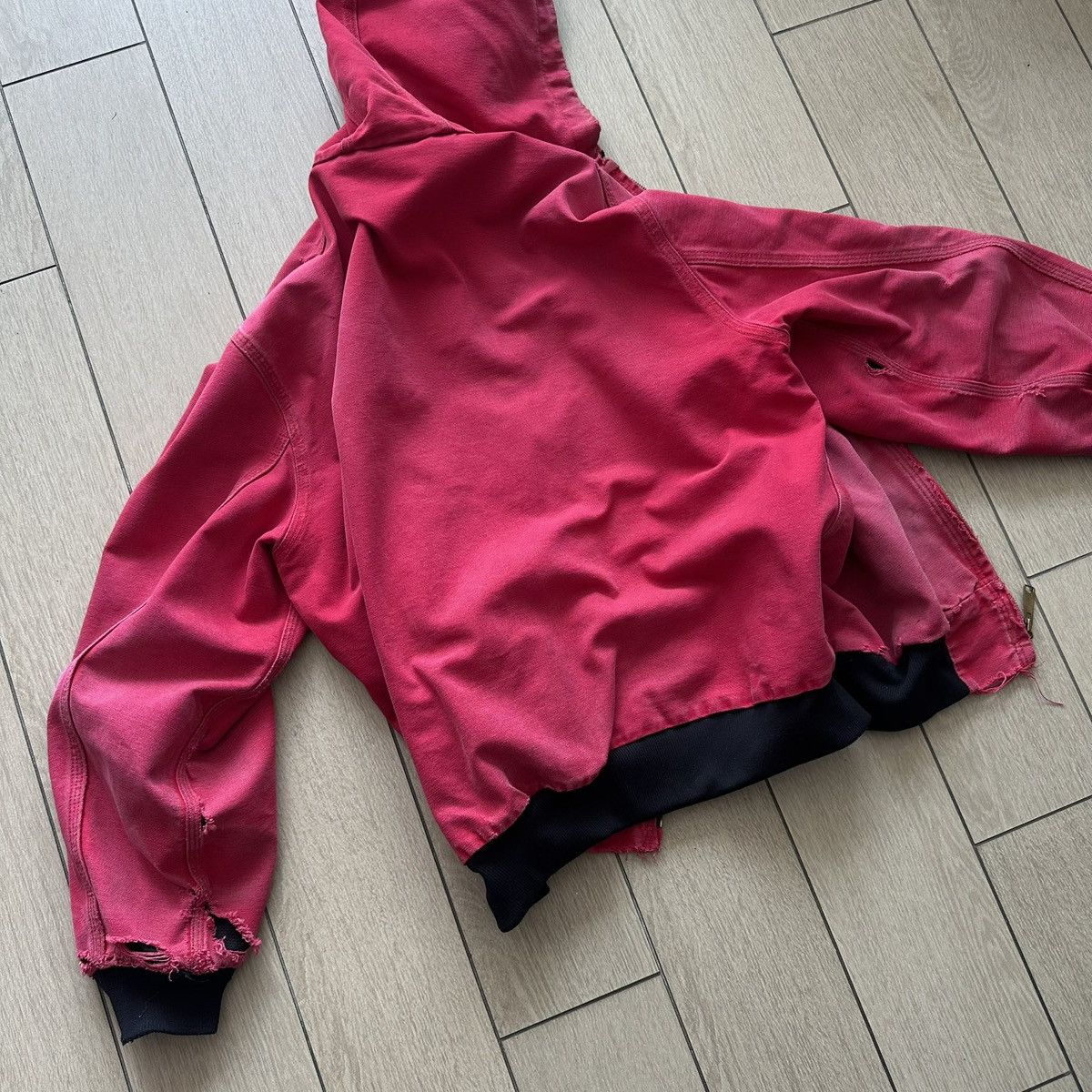 Carhartt Rare Carhartt Duck Active Jacket 90s – Red [Made in USA] Size US L / EU 52-54 / 3 - 19 Thumbnail