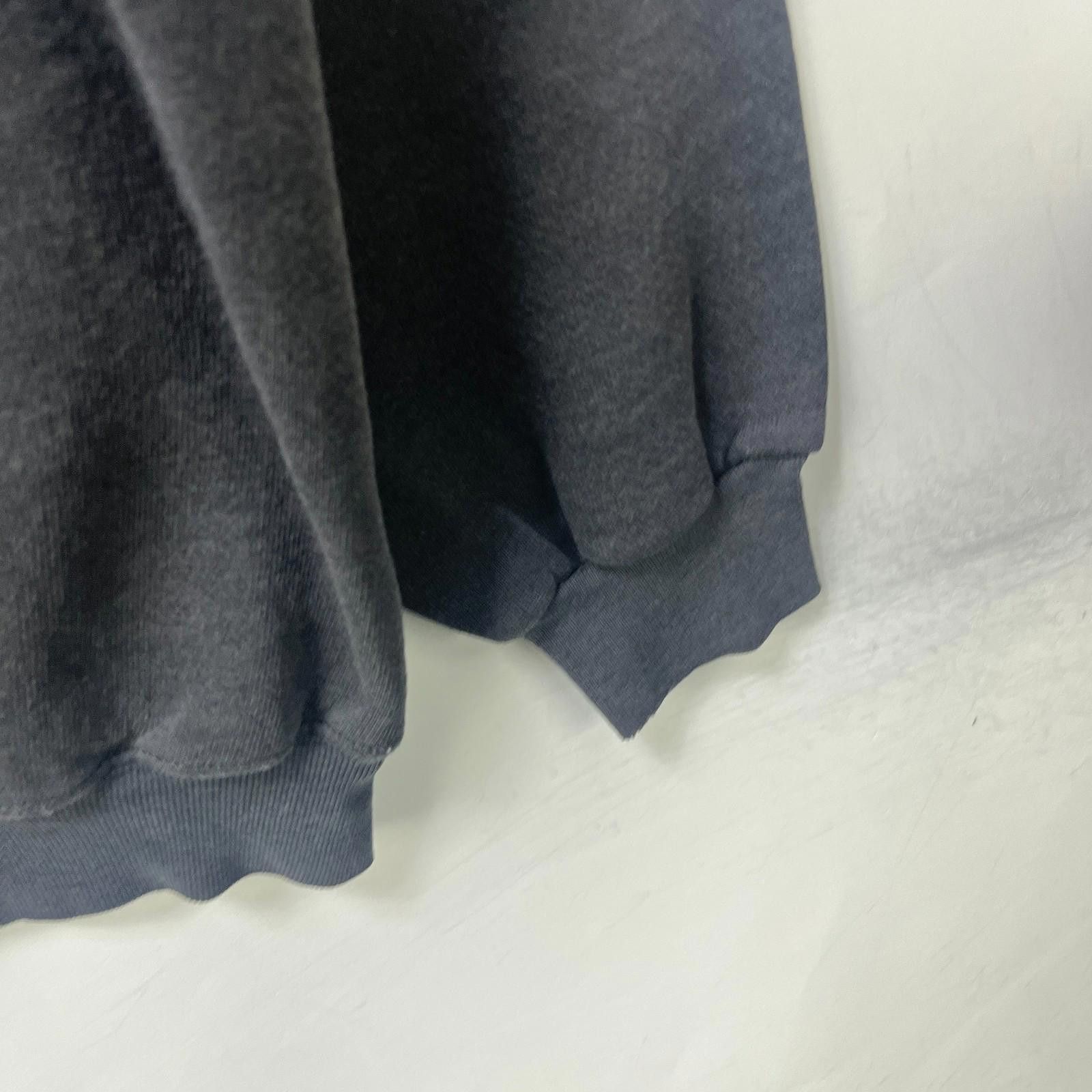 Vintage Vintage 90s Sun Faded Blank Black Sweatshirt XL 2XL Size US XL / EU 56 / 4 - 5 Thumbnail