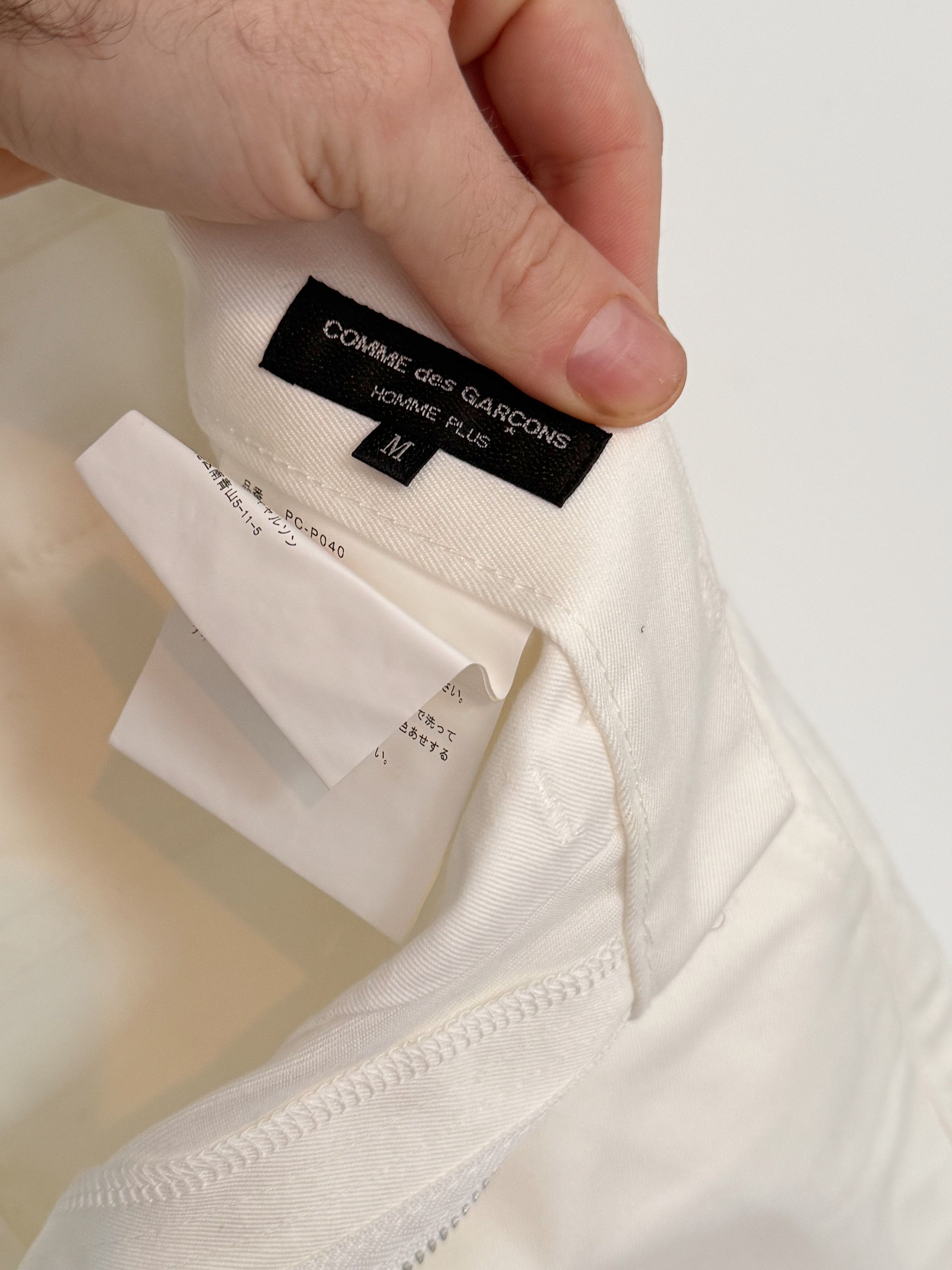Comme des Garcons Homme Plus Comme Des Garcons Homme Plus White pants Size US 32 / EU 48 - 3 Thumbnail