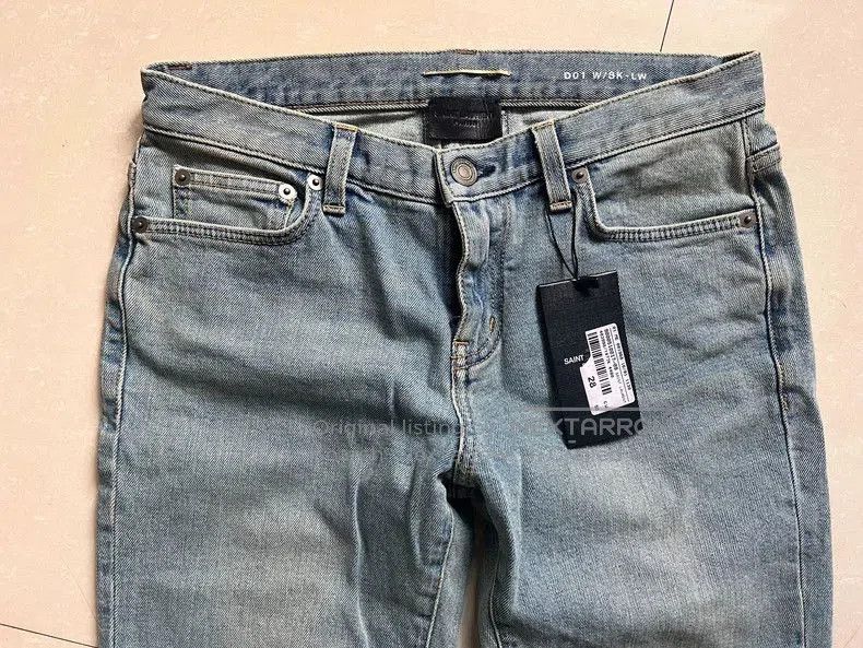 Saint Laurent Paris Saint Laurent Distressed YSL Jeans 28. Size US 28 / EU 44 - 4 Thumbnail