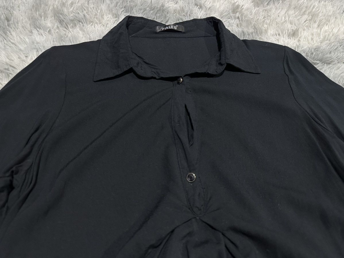 Japanese Brand 🔥Sick Y2K Paleo2 Blouse Shirt Black Goth Punk Size US L / EU 52-54 / 3 - 6 Thumbnail