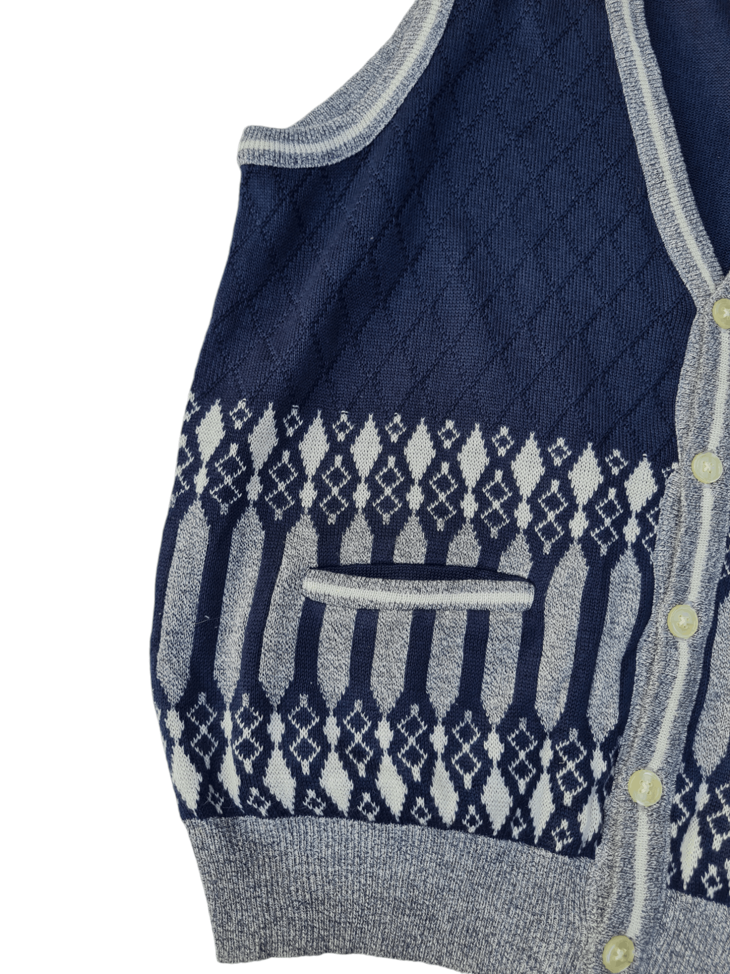Japanese Brand × Vintage Vintage LYNX Knitwear Vest Size US L / EU 52-54 / 3 - 3 Thumbnail