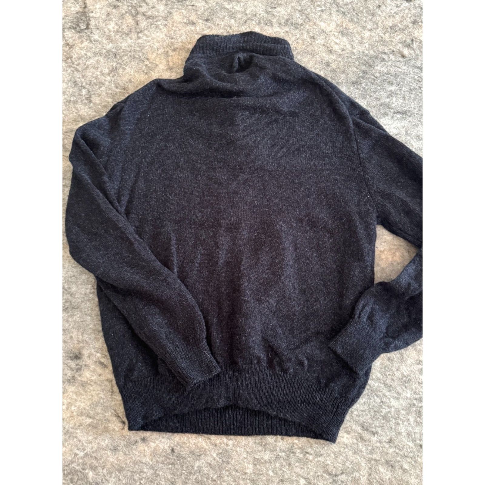 Vintage Enzo Mantovani Mens Sweater 2XL Blue 100% Wool Mock-Neck Long Sleeve Henley Size US XXL / EU 58 / 5 - 4 Thumbnail