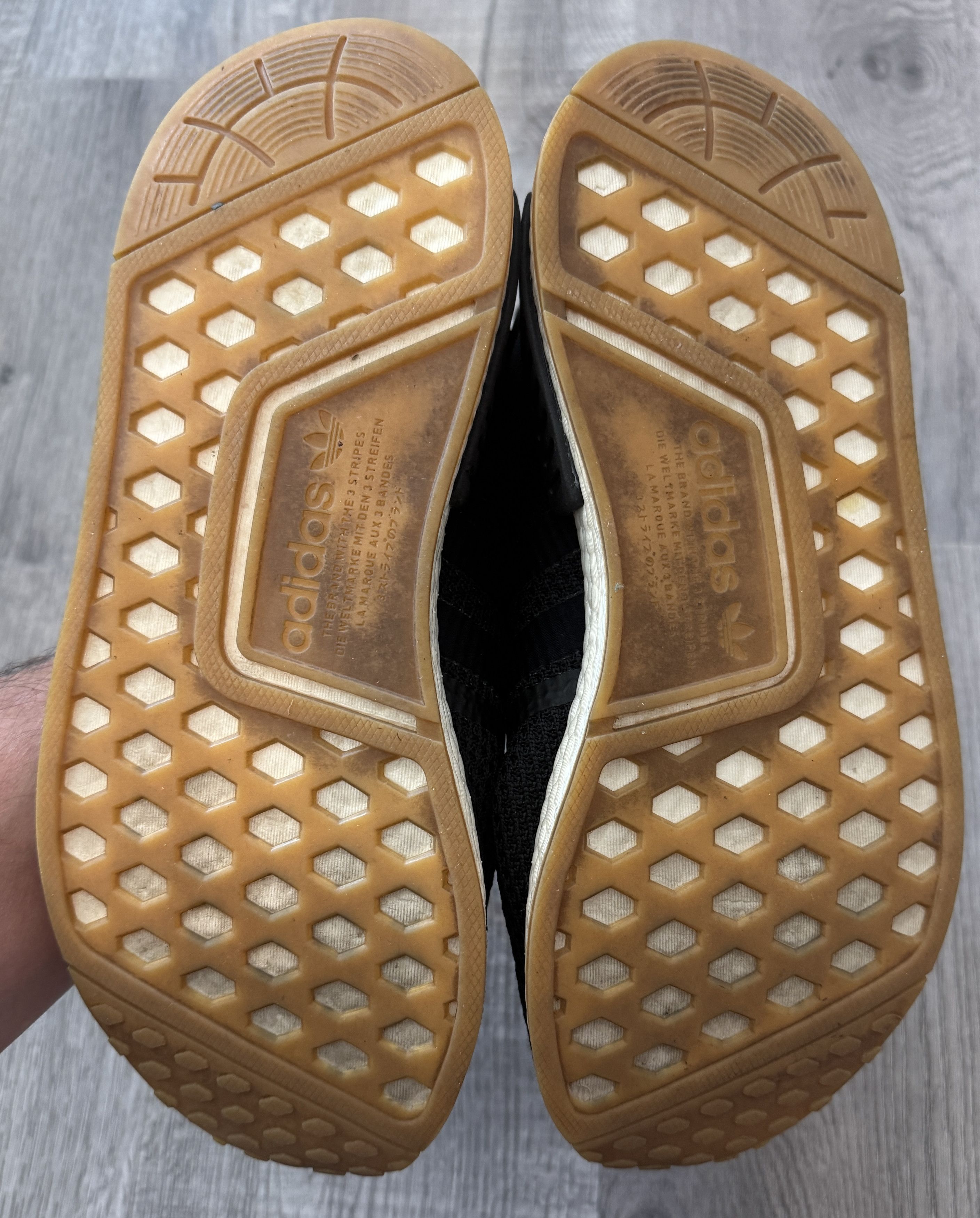 Adidas Adidas NMD Black Gum 8.5 Size US 8.5 / EU 41-42 - 6 Thumbnail