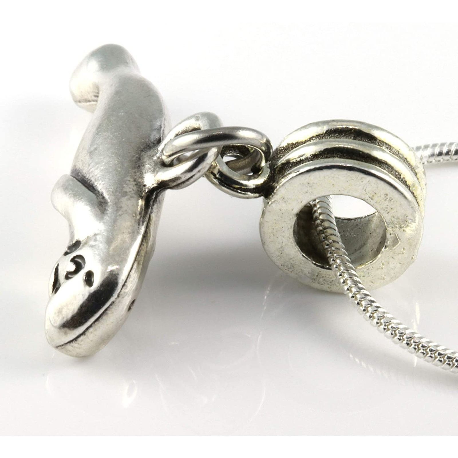 & Other Stories Manatee Charm Snake Chain Necklace - Ocean Sea Creature Size ONE SIZE - 8 Thumbnail
