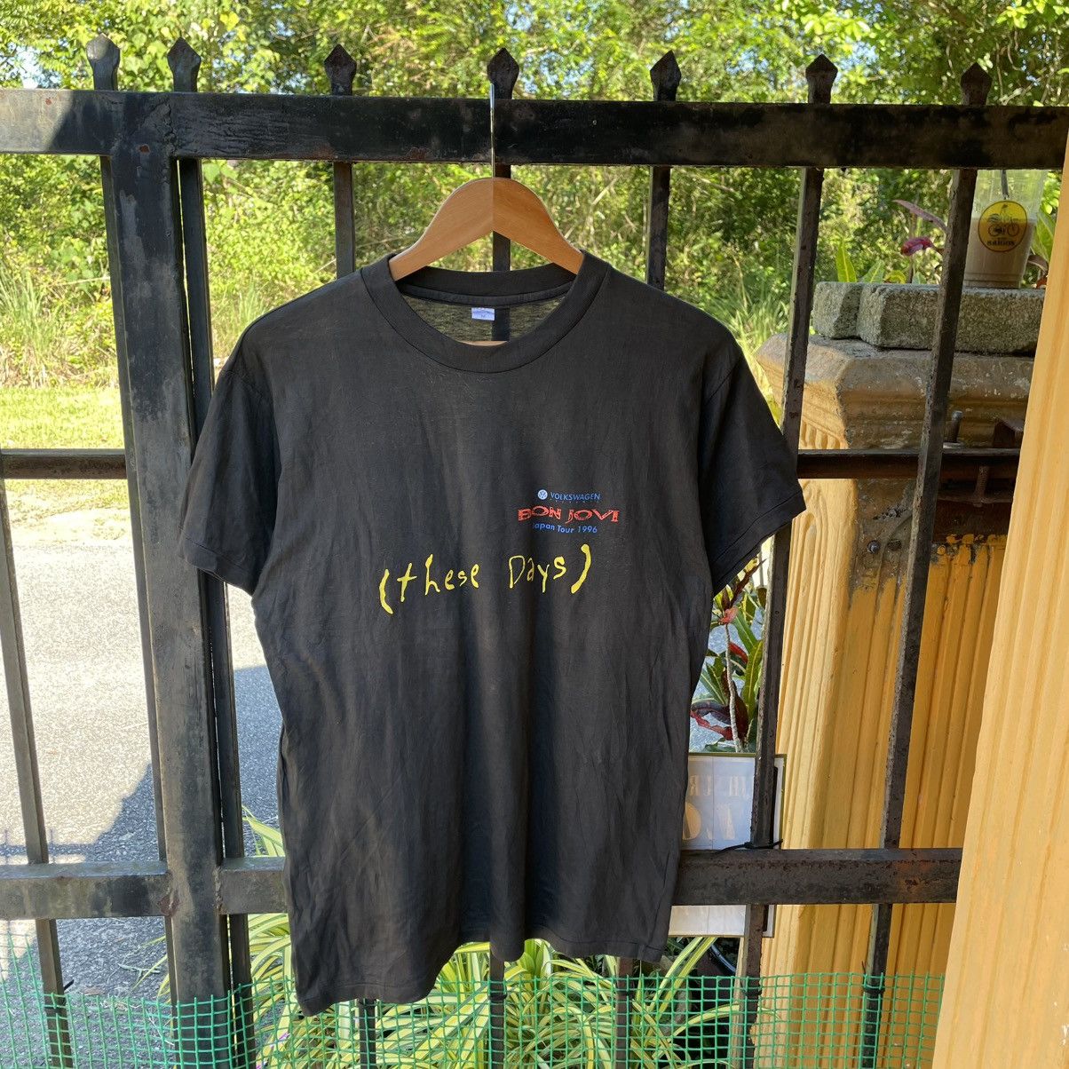 Band Tees × Vintage 🔥Vintage 1996 Bonjovi These Days Japan Tour Promo Tee Size US M / EU 48-50 / 2 - 1 Thumbnail