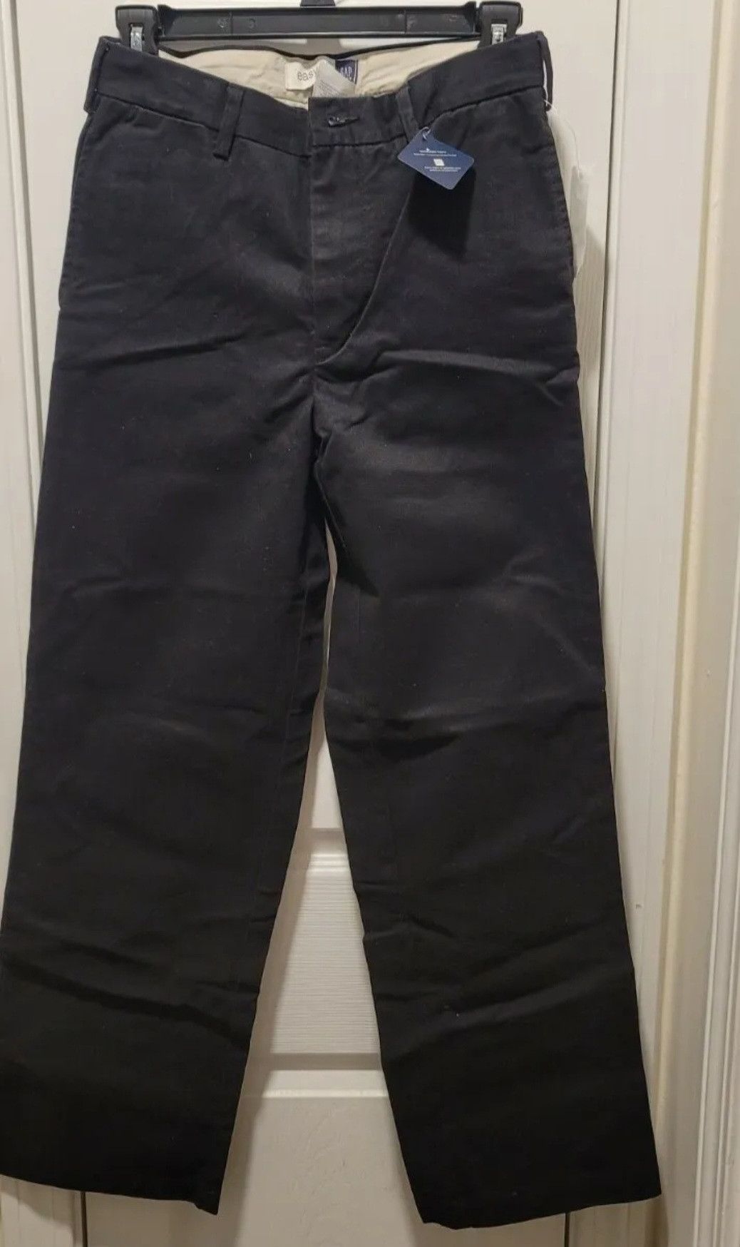 Gap GAP Boy's GAPShield Black Easy Fit Khaki Pants 14 Regular Size US 26 / EU 42 - 1 Thumbnail