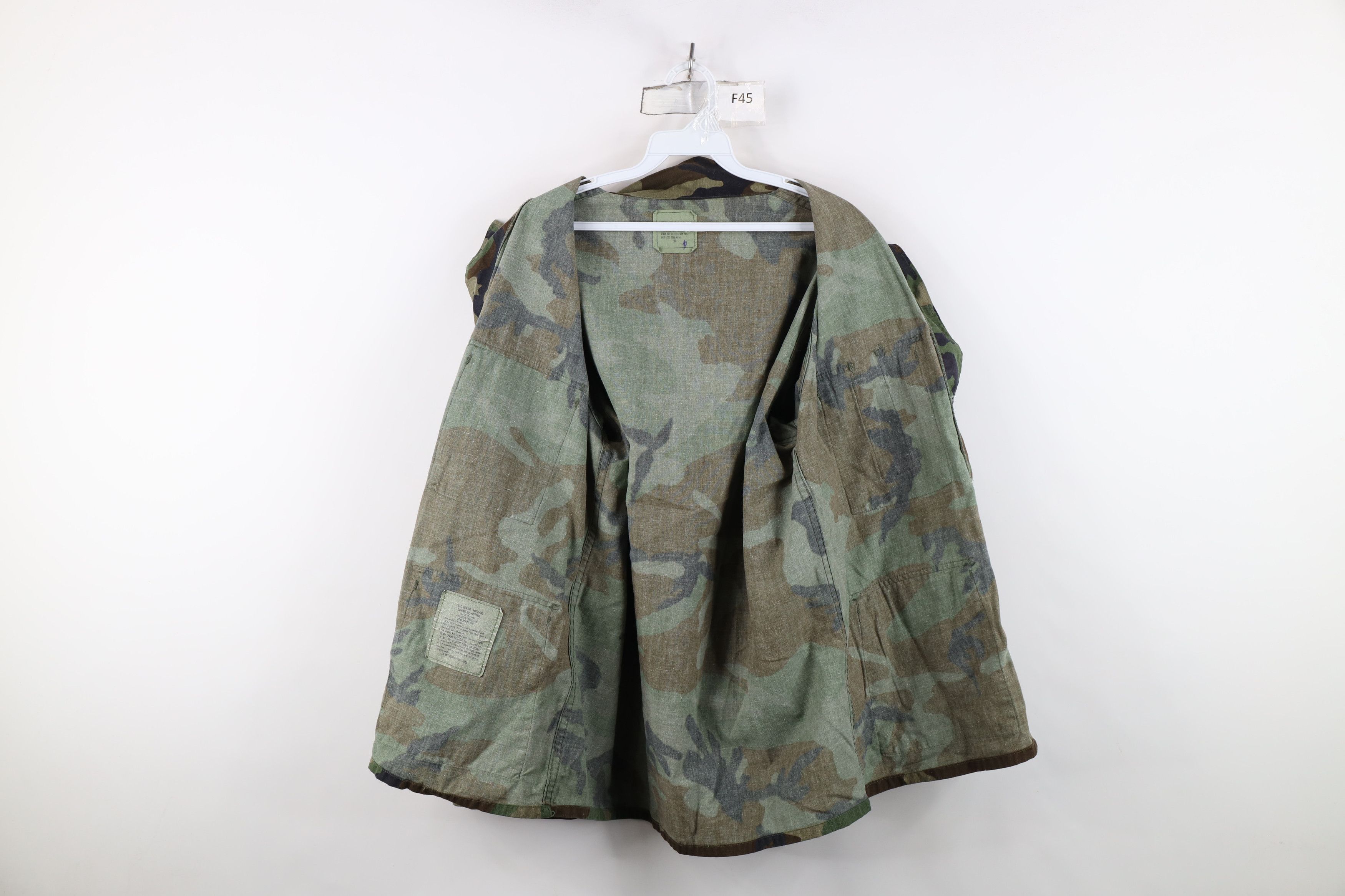 Vintage Vintage 80s Military Camouflage Combat Jacket Coat USA Size US M / EU 48-50 / 2 - 11 Thumbnail