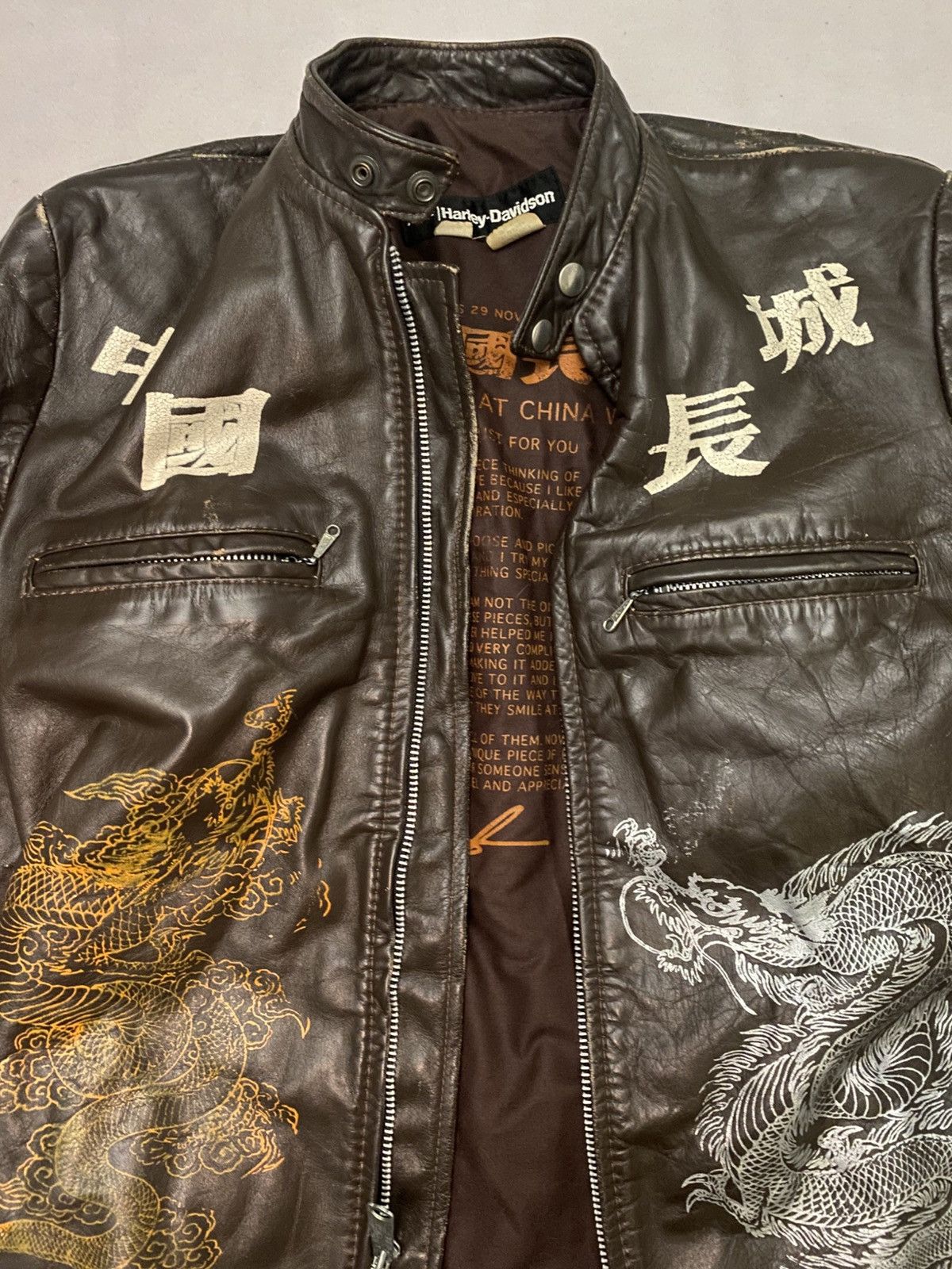 The Great China Wall The Great China Wall Leather Jacket Size US M / EU 48-50 / 2 - 2 Thumbnail