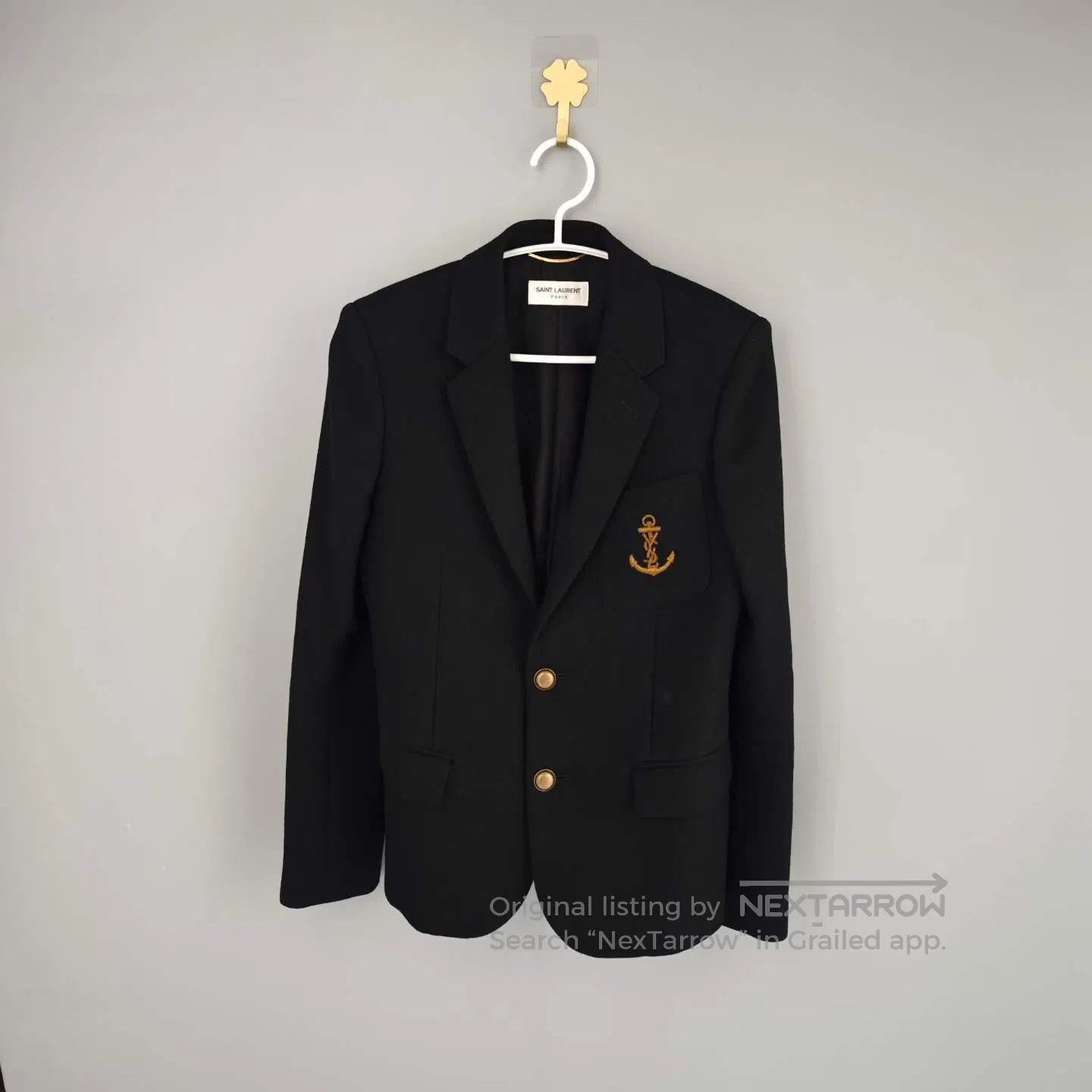Saint Laurent Paris Saint Laurent Napoleonic Officer Embroidered