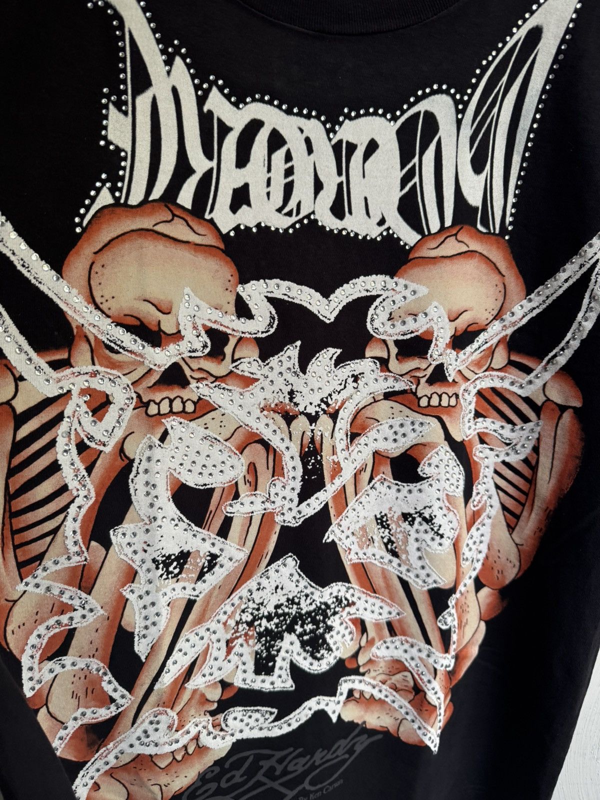 Ed Hardy × Ken Carson Ken Carson Ed Hardy Complexcon Hardcore Tee Black Size US M / EU 48-50 / 2 - 2 Thumbnail