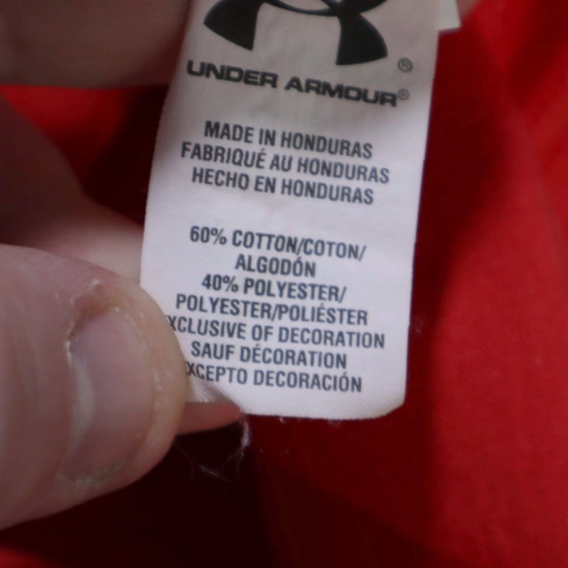 Under Armour Under Armour Atlanta Solid T-Shirt Red Men's L Size US L / EU 52-54 / 3 - 6 Thumbnail