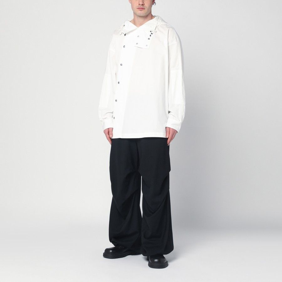 Dries Van Noten o1d2blof0225 Cotton Shirt in White Size US L / EU 52-54 / 3 - 2 Thumbnail
