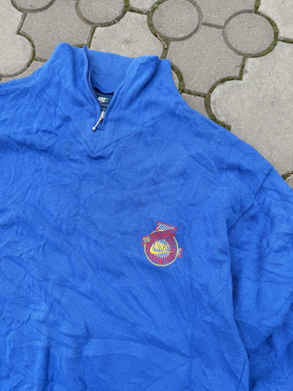 Nike × Vintage Vintage 80s Nike Oregon Baggy Sweatshirt USA Size US L / EU 52-54 / 3 - 2 Thumbnail